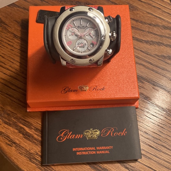 🇨🇭BNIB Glam Rock “Miami” Swiss Made Quartz Watch GR10130 - Picture 2 of 9